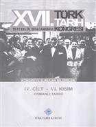 17. Trk Tarih Kongresi 4. Cilt 6. Ksm - Osmanl Tarihi Trk Tarih Kurumu Yaynlar