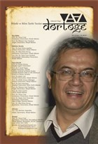 Drte Felsefe ve Bilim Tarihi Yazlar Hakemli Dergi Yl: 8 Say: 16 Drte Dergisi