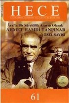 Hece Ahmet Hamdi Tanpnar zel Says 61 2002 (Ciltli) Hece Dergisi