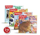Highlights Sticker Bulmacal Hikayeler (4 Kitap Takm) Dikkat Atlyesi Yaynlar