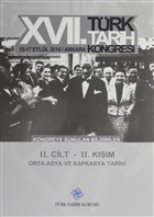17. Trk Tarih Kongresi 2 Cilt 2. Ksm Orta Asya ve Kafkasya Tarihi Trk Tarih Kurumu Yaynlar