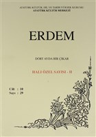 Erdem Atatrk Kltr Merkezi Dergisi say : 29 Ekim 1999 Hal zel Says - 2 (Cilt 10 ) Atatrk Kltr Merkezi Yaynlar