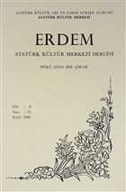 Erdem Atatrk Kltr Merkezi Dergisi Say : 19 Eyll 1990 (Cilt 18) Atatrk Kltr Merkezi Yaynlar