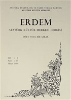 Erdem Atatrk Kltr Merkezi Dergisi Say : 17 Mays 1990 (Cilt 6) Atatrk Kltr Merkezi Yaynlar