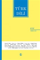 Trk Dili Dergisi Say: 823 Temmuz 2020 Trk Dil Kurumu Yaynlar