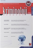 Kriminoloji Dergisi Yl: 5 Say: 2 - Temmuz 2013 Adalet Yaynevi