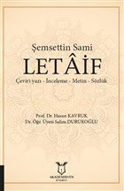 emsettin Sami Letaif Akademisyen Kitabevi