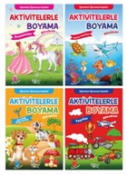 Aktivitelerle Boyama Kitabm Seti (4 Kitap Takm) Koloni ocuk