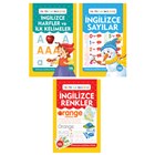ngilizce Harfler Saylar ve Renkler Seti (3 Kitap Takm) Halk Kitabevi - Set