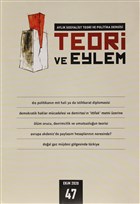 Teori ve Eylem Dergisi Say: 47 Ekim 2020 Teori ve Eylem Dergisi Yaynlar