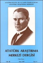 Atatrk Aratrma Merkezi Dergisi, Mart 1987 Say 8 Atatrk Aratrma Merkezi