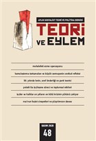Teori ve Eylem Dergisi Say: 48 Kasm 2020 Teori ve Eylem Dergisi Yaynlar