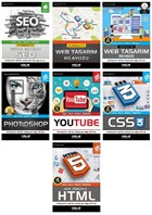 Hzl ve Kolay Web Tasarm Seti (7 Kitap Takm) Kodlab Yayn Datm