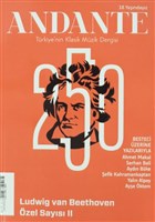 Andante Mzik Dergisi Yl: 17 Say: 169 Kasm 2020 Andante Dergisi