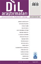Dil Aratrmalar Uluslararas Hakemli Dergi Say: 26 Bahar 2020 Beng Yaynlar