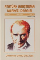 Atatrk Aratrma Merkezi Dergisi Cilt 16 Mart 2009 Say 73 Atatrk Aratrma Merkezi