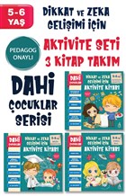 Dahi ocuklar Aktivite Seti 5-6 Ya (3 Kitap Takm) Arunas Yaynclk