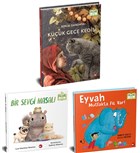 Hayvanlar Seviyorum Seti - Organik Kitap (3 Kitap Takm) Beyaz Balina Yaynlar