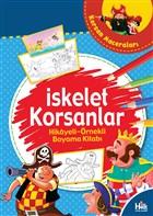 skelet Korsanlar - Hikayeli rnekli Boyama Kitab Halk Kitabevi - Hobi
