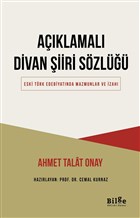 Aklamal Divan iiri Szl Bilge Kltr Sanat