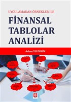 Uygulamadan rnekler le Finansal Tablolar Analizi Ekin Basm Yayn - Akademik Kitaplar