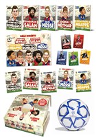 Efsane Futbolcular Kutulu Set (5 Kitap Takm - Futbol Topu Hediyeli) Dokuz ocuk