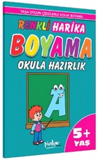 Renkli Harika Boyama Okula Hazrlk 5+ Ya Pinokyo Yaynlar