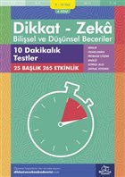 9-10 Ya Dikkat - Zeka Bilisel ve Dnsel Beceriler 4. Kitap - 10 Dakikalk Testler Dikkat ve Zeka Akademisi Yaynlar