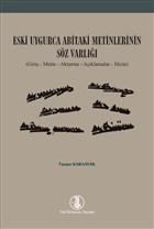 Eski Uygurca Abitaki Metinlerinin Sz Varl Trk Dil Kurumu Yaynlar