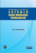 Aklamal ve Notlu zml Genel Muhasebe Problemleri Gazi Kitabevi