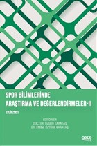 Spor Bilimlerinde Aratrma ve Deerlendirmeler 2 Gece Kitapl