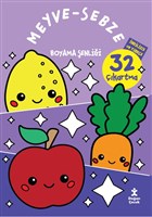 Boyama enlii Meyve-Sebze Doan Kitap