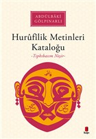 Hurufilik Metinleri Katalou Kap Yaynlar