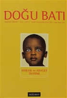 Dou Bat Dnce Dergisi Say: 13 Hukuk ve Adalet stne Dou Bat Dergileri