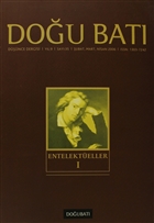 Dou Bat Dnce Dergisi Say: 35 Entelekteller 1 Dou Bat Dergileri