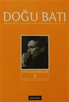 Dou Bat Dnce Dergisi Say: 36 Entelekteller 2 Dou Bat Dergileri