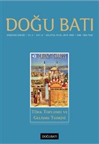 Dou Bat Dnce Dergisi Yl: 2 Say: 8 Trk Toplumu ve Gelime Teorisi Dou Bat Dergileri