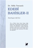 Edebi Bahisler 2 Anima Yaynlar