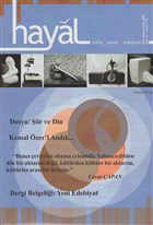 Hayal Kltr Sanat Edebiyat Dergisi Say: 31 Hayal Yaynlar