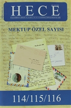 Hece Aylk Edebiyat Dergisi  Mektup zel Say Says: 12 - 114 / 115 / 116 (Ciltsiz) Hece Dergisi