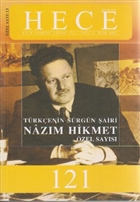 Hece Aylk Edebiyat Dergisi  Nazm Hikmet zel Says  Say: 13 - 121 (Ciltsiz) Hece Dergisi