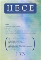 Hece Aylk Edebiyat Dergisi Say: 173 Hece Dergisi