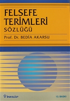 Felsefe Terimleri Szl nklap Kitabevi