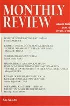 Monthly Review Bamsz Sosyalist Dergi Say: 12 / Aralk 2006 Monthly Review Dergisi