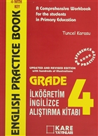 English Practice Book Grade-4 A Comprehensive Workbook for the Students in Primary Education lkretim Aratrma Kitab Kare Yaynlar - Okuma Kitaplar