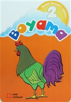Renkli rnekli Eitici Boyama 2 Kare Yaynlar - Okuma Kitaplar