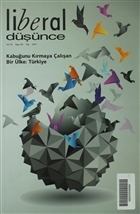 Liberal Dnce Say: 63 Kabuunu Krmaya alan lke: Trkiye Liberal Dnce Dergisi