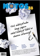Notos yk ki Aylk Edebiyat Dergisi Say : 38 Notos yk Dergisi