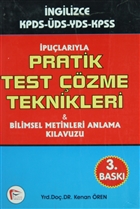 pularyla Pratik Test zme Teknikleri ve Bilimsel Metinleri Anlama Klavuzu Pelikan Tp Teknik Yaynclk