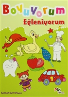 Boyuyorum Eleniyorum Pia ocuk Yaynlar - Boyama Kitaplar